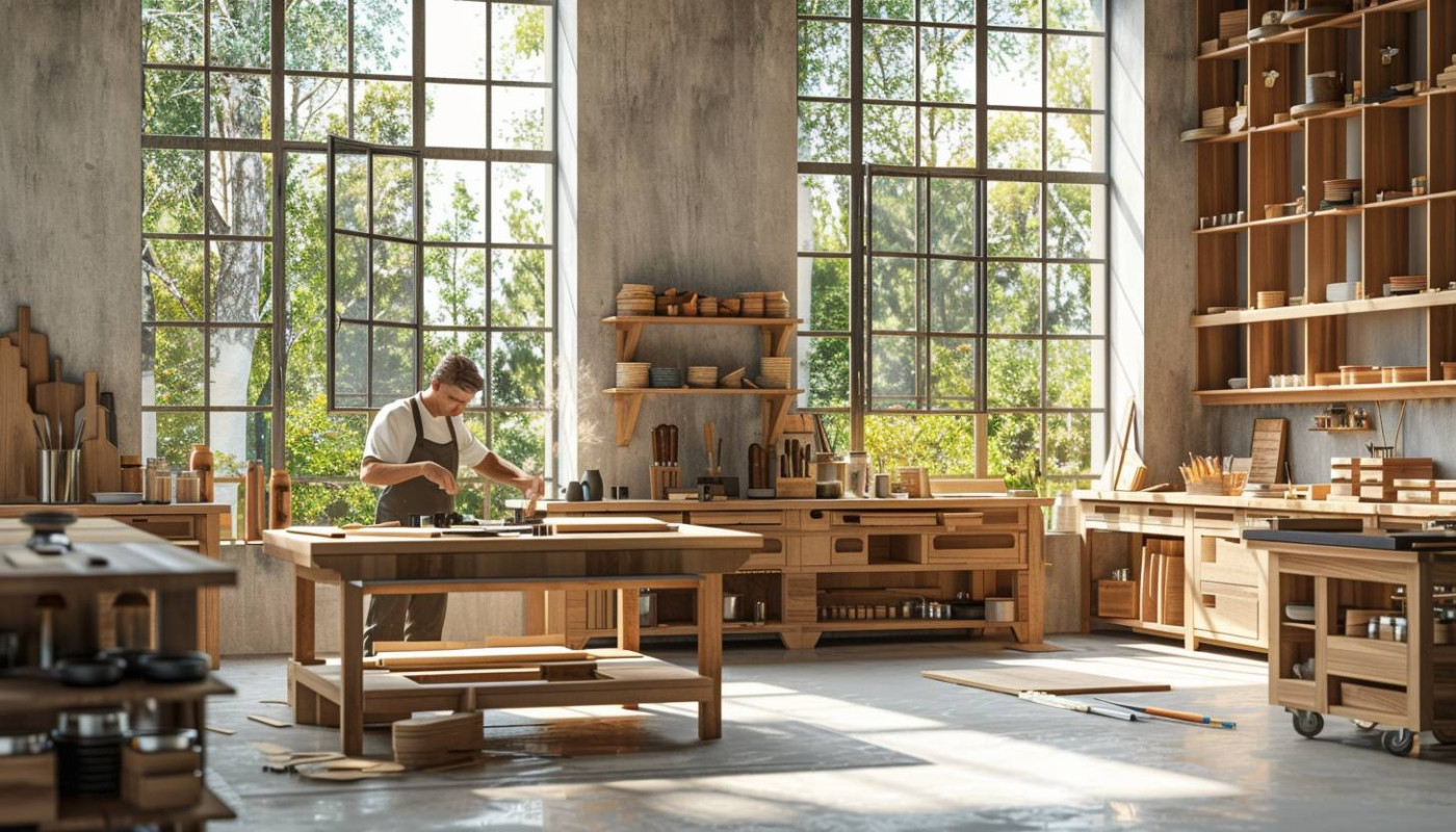 Comment un artisan cuisiniste crée des meubles sur mesure et haut de gamme